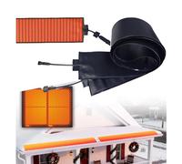 SJASD Tappetino Riscaldante Winter Roofs Rain Barrel,Tappetino Scioglineve Flessibile in PVC per Esterni con Riscaldamento Massimo di 45 °C,Calore Istantaneo All'accensione,12x760cm/4.7x299 inch