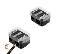 SJBAUTYO 2PCS Temperamatite,Temperino Matita Occhi,Temperamatite Trucco,per Il Trucco Degli Occhi,Matita Per Sopracciglia,Matita Per Le Labbra