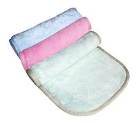 SJBAUTYO 3 Pezzi Panno Struccante Viso,20 x 40cm Panno Microfibra Viso Morbido e traspirante,Riutilizzabili Panni Struccanti Lavabili,Adatto alla pulizia quotidiana del viso