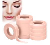 SJBAUTYO 6 Rotoli Nastro Ciglia Adesivo,Rosa Ciglia Estensione Rotolo Nastro Adesivo Medicale Eyelash Tape,Nastro Tessuto Traspirante per Estensione Ciglia Adesivo Eyelash Tape Band Applicazione
