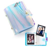 SJBAUTYO Album Fotografico Piccolo,album di foto,Album fotografico con 32per Foto da 7,6 cm Compatibile con Fujifilm Instax Mini Film/Polaroid Instax Mini Film/Kpop Photocard (36 Tasche)