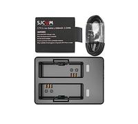 SJCAM Batería de 900 mAh con cámara de acción recargable y cargador doble USB para SJ4K SJ4000 SJ4000 WiFi y SJ4000 Dual Screen