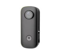 SJCAM C100 Action Camera Recorder DV Anti-Shake Casco Moto da Sci Impermeabile Vlog Thumb Sport Camcord-Nero