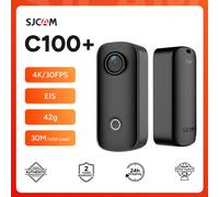 SJCAM C100 Plus Action Camera 4K 30M Impermeabile 2.4G WiFi Action Sport action cam EIS casco da bicicletta motocicli