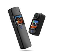 SJCAM C300 Action Cam 4K30fps, Schermo Touchscreen Duale 1,33'', Camera Sportiva, Camera da Casco 20MP, Fotocamera Subacquea 6-axis EIS, Impermeabile fino a 30m con Batteria Dual 2800+1000mAh