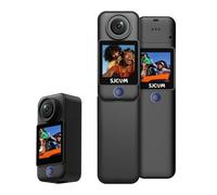SJCAM C300 Action Cam 4K30fps, Schermo Touchscreen Duale 1,33'', Camera Sportiva, Camera da Casco 20MP, Fotocamera Subacquea 6-axis EIS, Impermeabile fino a 30m con Batteria Dual 2800+1000mAh