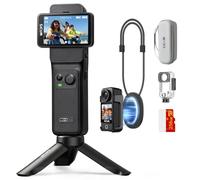 SJCAM C400, fotocamera tascabile compatta per Vlogging 4K, 7H di potenza, 6 assi, stabilizzatore Horzion Action Cam, touch screen da 2,29", videocamera impermeabile fino a 30 m, per viaggi, vlog