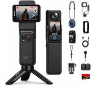 SJCAM C400 Vlog Kit(128GB) 7 ore, Action Cam 4K 2-in-1 Portatile, Rimovibile