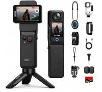 SJCAM C400 Vlog Kit, 64GB, Vlog Camera, Action Cam 4K, 437 Min, WiFi EIS | Touchscreen rotante 2.29", Vlog camera, stabilizzazione 6-assi, impermeabile 30m, WiFi 5G, per viaggi, sport e live