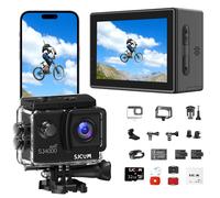 SJCAM Fotocamera subacquea per snorkeling Action Camera 4K EIS con 2 batterie