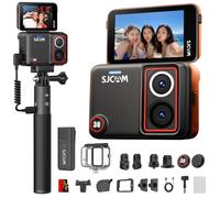 SJCAM SJ30 Action Cam 6K/5K con Custodia Subacquea 30m,128GB,Mic Wireless | 7H di Autonomia, Visione Notturna Starlight, Touch Flip 2,51", Video 8K/6K/5K/4K, Zoom 8X e SteadyMotion 2.0 per Vlog e Moto
