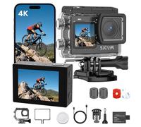 SJCAM SJ6 Ultra Action Cam 4K, Doppio Schermo, 2 Batterie, WiFi, Kit Moto