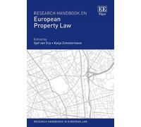 Sjef van Erp Research Handbook on European Property Law (Copertina rigida)