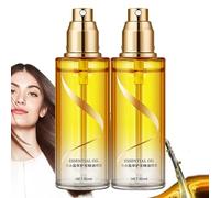 sjfscqr Olio per Capelli setoso idratante e rinforzante, Olio Essenziale idratante e Lucente per la Cura dei Capelli, Spray all'olio Essenziale condizionante Leave-in per la Riparazione dei Capelli