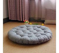 SJH, cuscino grande quadrato per meditazione per yoga, imbottito in lino tatami, morbido, cuscino da seduta rotondo per pavimento per bambini, animali domestici