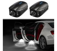 SJHAZSL 2 Pezzi Auto Logo luci proiettore, Luci LED Benvenute Cortesia, Portello di Automobile LED Benvenuto proiettore Logo Luce, proiezione con Logo o Testo universali
