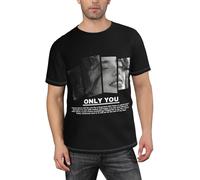 SJHAZSL Magliette Personalizzate, T-Shirt Personalizzata, Maglietta Personalizzabile per Uomo, Personalizza la Tua t-Shirt con Foto Testo, Magliette Personalizzate per Uomo, Fidanzato, Regali