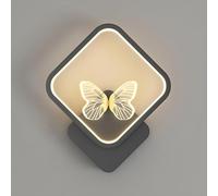 SJHDHDA LED Square Murce Sronce Murfly Parete Moderna Luce Mall Butterfly Wall Lighting Fixture cablato Approccio al Soggiorno per Camera da Letto Learned extensively