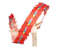 SJHDUNBW EUR Dragon Poi in Seta Lavabile for Bambini e Adulti, for Fitness all'aperto, Danza del Drago, Nastri, Giocattoli Tradizionali Cinesi(Oranje,6m/19.7ft)