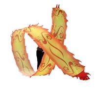 SJHDUNBW EUR Lanciare Il Drago Poi, Danza del, Fitness, Lancio di Streamer, Seta fluida, agitazione, Attrezzatura for Cinese for Adulti(Geel,8m/26.2ft)