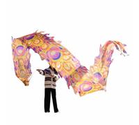 SJHDUNBW EUR Nastro con Testa di Drago 3D, Accessorio for Danza del for Fitness all'aperto, Adatto for spettacoli Popolare(10M)