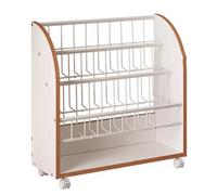 SJHDUNBW EUR Organizzatore mobile per scaffali per libri Custodia per libri e portariviste Organizzatore per libri Organizzatore per scaffali per libri per bambini per sala studio Libreria