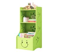 SJHDUNBW EUR Scaffale per giocattoli a 3 livelli Libreria per bambini Scaffale per bambini in legno e contenitore per giocattoli per la cameretta dei bambini, la sala giochi Libreria
