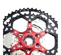 SJHFKDK Cassetta Bicicletta Acciaio Pignoni for Mountain Bike a Ruota Libera con Rapporto Ampio, 8, 9, 10, 11, 12 velocità, 11-40T, 42T, 46T, 50T, 52T(10S 11-42T)