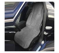 SJHFKDK Coprisedili Auto in Spugna Assorbente Coprisedile Universale for Auto, Regolabile, Impermeabile, con Cinturino Elastico, Antiscivolo, Traspirante, Sedile Anteriore e Posteriore(Gray)