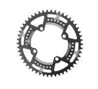 SJHFKDK Corona Bicicletta,Bici Corona Singola Corona for Bici Tonda 104BCD 40 42 44 46 48 50 52 T MTB Mountain Bike Corona for Bici 104 Bcd(50T,Black)