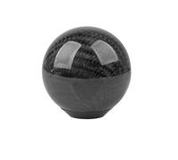 SJHFKDK Manopola Cambio Auto,Cambio Auto Pomello del cambio manuale universale in fibra di carbonio ovale/sfera con 3 adattatori for la maggior parte delle decorazioni for auto classiche(TW-YX)