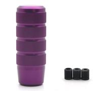 SJHFKDK Manopola Cambio Auto,Cambio Auto Pomello del cambio universale antiscivolo da 95 mm. Pomello della leva del cambio zigrinato in alluminio for trasmissione manuale.(Purple)