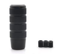 SJHFKDK Manopola Cambio Auto,Cambio Auto Pomello del cambio universale antiscivolo da 95 mm. Pomello della leva del cambio zigrinato in alluminio for trasmissione manuale.(Black)