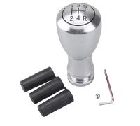 SJHFKDK Manopola Cambio Auto,Cambio Auto Testa del cambio universale manuale a 5 marce Ingranaggio in lega di alluminio(WHITE)