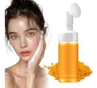 SJHYLL Detergente schiumogeno per Il Viso alla Curcuma, dischetti esfolianti detergenti alla Curcuma, dischetti Glow Wash Glow, detergente Viso alla Curcuma, detergente per la Pulizia Profonda