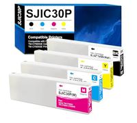 SJIC30P Cartucce d'inchiostro per epson SJIC30P per Epson SJIC30P Cartuccia d'inchiostro SJIC30P (K) SJIC30P (C) SJIC30P (M) SJIC30P (Y) Sostituzione per Epson Colorworks TM-C7500G TM-C7500GE