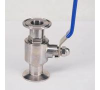 SJJBVPYX Tri Morsetto da 1,5" con valvola a Sfera SUS316 da 1" e 25 mm