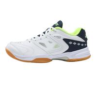 SJJH Allenatore sportivo per tutto l'anno - Suola in gomma flessibile e tallone rinforzato per più sport | Modello leggero traspirante, bianco verde, 46 EU