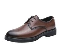 SJJH Scarpe Derby da uomo Business - Scarpe stringate per l'ufficio e il tempo libero, marrone, 39 EU