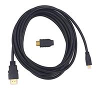 SJJX HDMI to Micro HDMI Mini HDMI Cable Male to Male 10FT HDMI Adapter for PC HDTV PS3 1080P