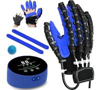 SJMDMZD Emiplegia Guanti Robot per Riabilitazione Mano, Trainer per Ditariabilitazione Fisioterapica, Addestramento della Flessibilità della Dita per Tutore per Raddrizzare Le Dita A Right L