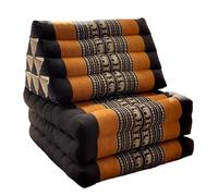 SJMDSDSC Materassino Pieghevole a 3 sezioni con Cuscino Triangolare thailandese Confortevole per la TV Materasso Cuscino Realizzato in kapok Ecologico Ideale Massaggi Relax e Lettura(165×50×30cm,D)