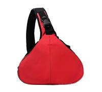sjniosn Borsa a tracolla impermeabile da viaggio for fotocamera DSLR, piccola, con tracolla triangolare, adatta for fotocamere digitali Sony, Fit For Nikon e Canon.(Red)