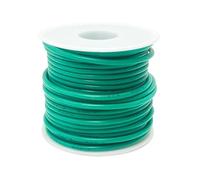 sjniosn Soft Silicone Wire 16awg 18awg 20awg 22awg 24awg 26awg 28awg 30awg Stranded Tinned Copper High Temperature Cables fili e cavi(Green,17 AWG 15m-1roll)