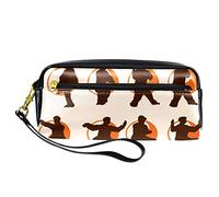 SJOAOAA Astuccio in pelle PU con motivo Tai Chi, astuccio per matite ad alta capacità, per ufficio, Come mostrato, Taglia unica, Organizer per borse