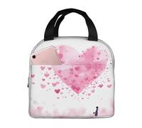 SJOAOAA Borsa di totalizzatore di raffreddamento del dispositivo di raffreddamento riutilizzabile della scatola del pranzo isolata del cuore dell'
