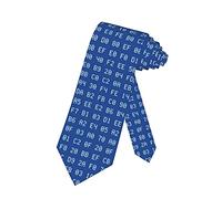 SJOAOAA Cravatta da uomo programmatore codice computer cravatta blu cravatta in poliestere grande regalo per festa di nozze sposo testimoni dello sposo (143-145 cm), Come mostrato, Taglia unica