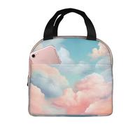 SJOAOAA Dreamy Cloud - Borsa termica per il pranzo, riutilizzabile, a prova di perdite, refrigerante