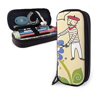 SJOAOAA Papercutting con Matisse Astuccio in Pelle Matisse Grande Capacità Penna Astuccio Astuccio Astuccio Cancelleria Organizer con Cerniera Scatola Ma, Come mostrato, Taglia unica, Organizer per