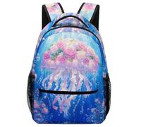 SJOAOAA Zainetto unisex con lupo alla moda, con porta appunti e astuccio per la scuola, per libri, computer portatile, zaino, Stile 8, Taglia unica